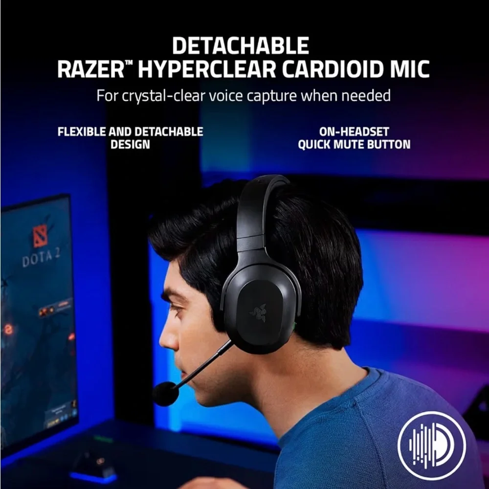 Razer Barracuda X Multi-Platform Headset - Black and Green